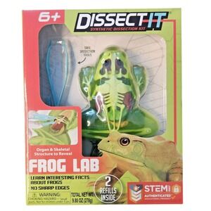 Dissect-It Frog Lab Synthetic Dissection Kit STEM Toy Top‎ Secret Toys